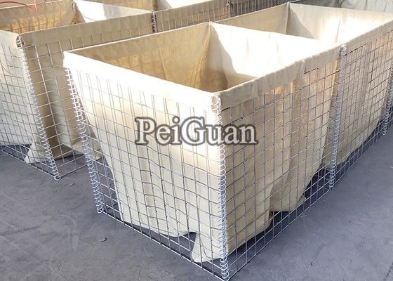 میل 3 گالوانیزه داغ گالوانیزه 1.0x1.0x10m حصار سنگر
